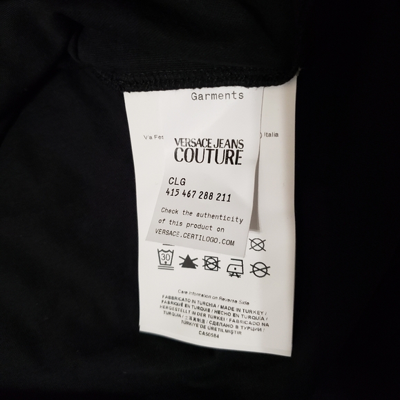 Versace Jeans Couture Iconic Iridescent Emblem Tee - Picture 8 of 10